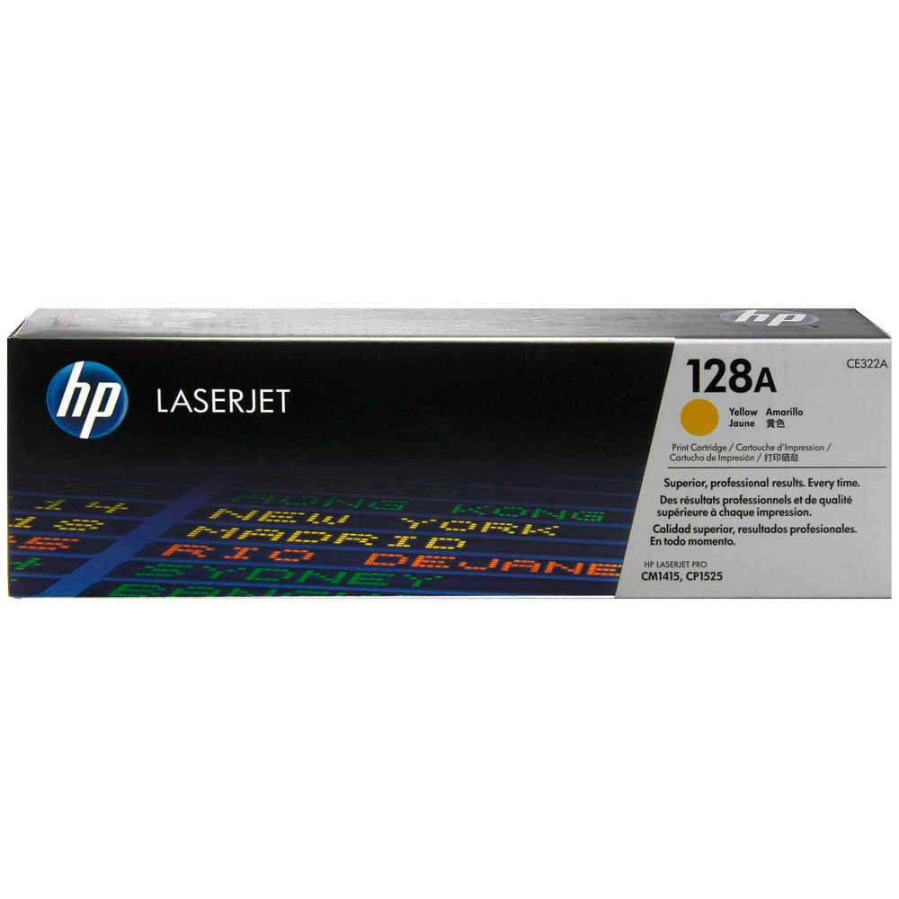 TONER HP 128A AMARILLO PARA CM1415FNWMFPARA CP1525NW CM1415FN CE322A