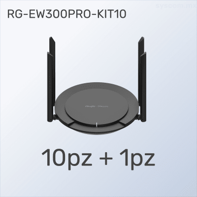 KIT BUEN FIN Router RG-EW300PRO, 11 Piezas al Precio de 10