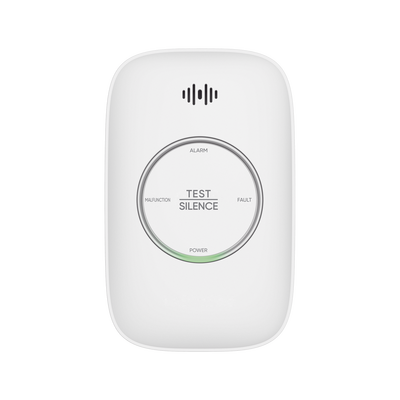 (HikFire)  Detector de Gas LP Propano C3H8 / Alarma Temprana / Salida para cierre de Válvula y/o  activación de Ventilador / Protección IP30 / Alarma de 70dB a 115dB a 1 metro de distancia