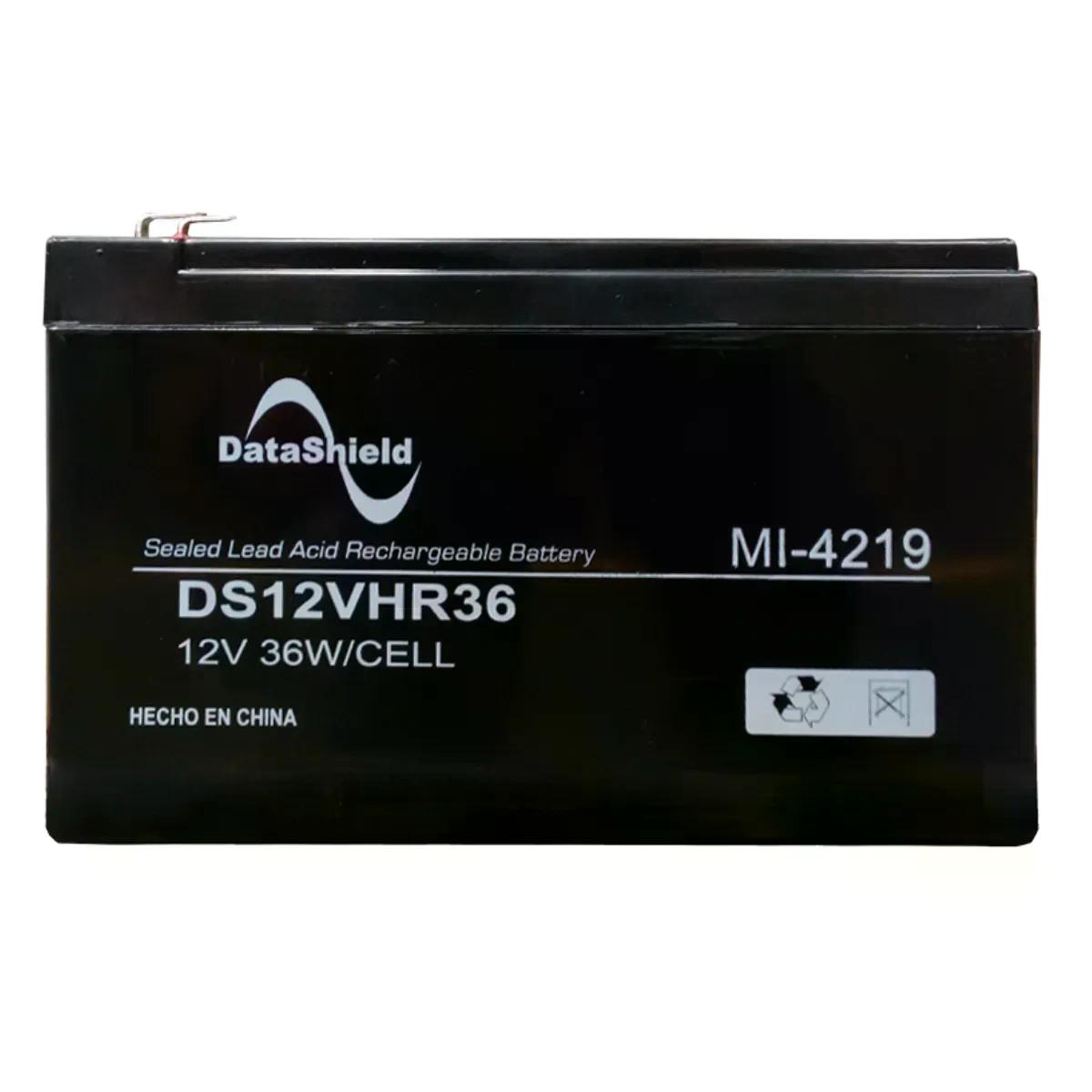 DATASHIELD CAJA C/5 BATERIAS DE REEMPLAZO MI-4219 12V 9AH