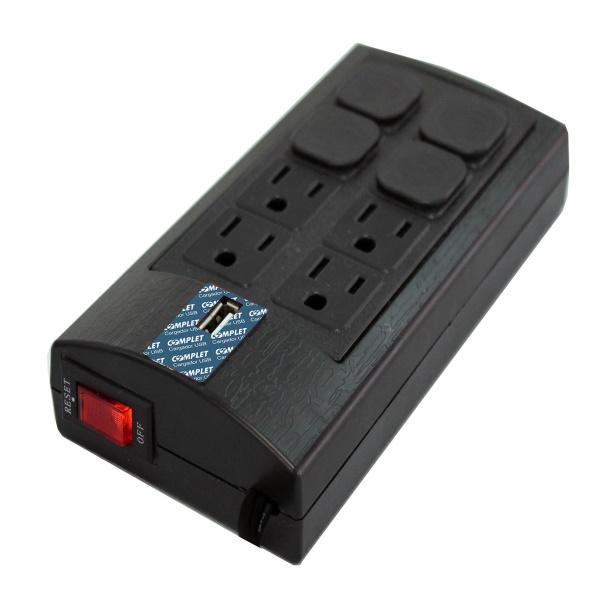 SUPRESOR DE PICOS COMPLET BRC-1-005 750W/1 USB CARGA/8 CONT