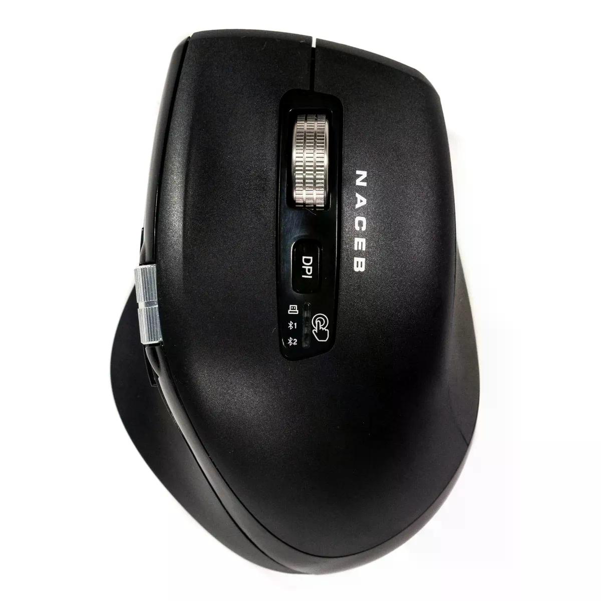 MOUSE NACEB INFINITY CONFORT CS1 INALAMBRICO OPTICO 3.200DPI USB A NEGRO