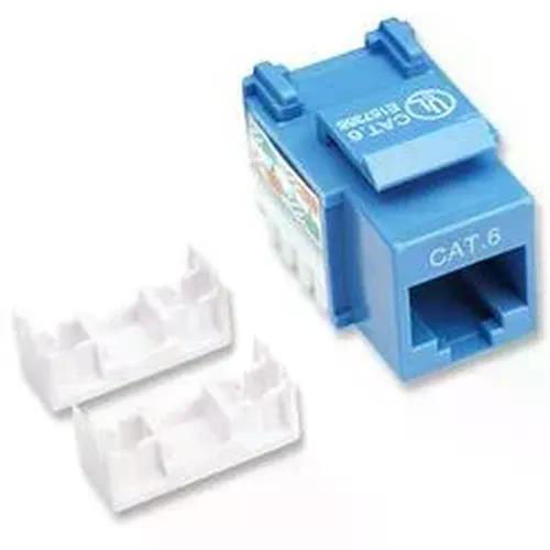 JACK DE IMPACTO UTP CAT6 CALIBE 22 AL 26 AWG INTELLINET AZUL 210737