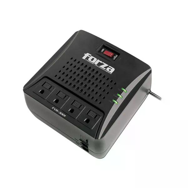 FORZA REGULADOR FORZA - NEGRO, HOGAR Y OFICINA, 3000 VA, 1500 W