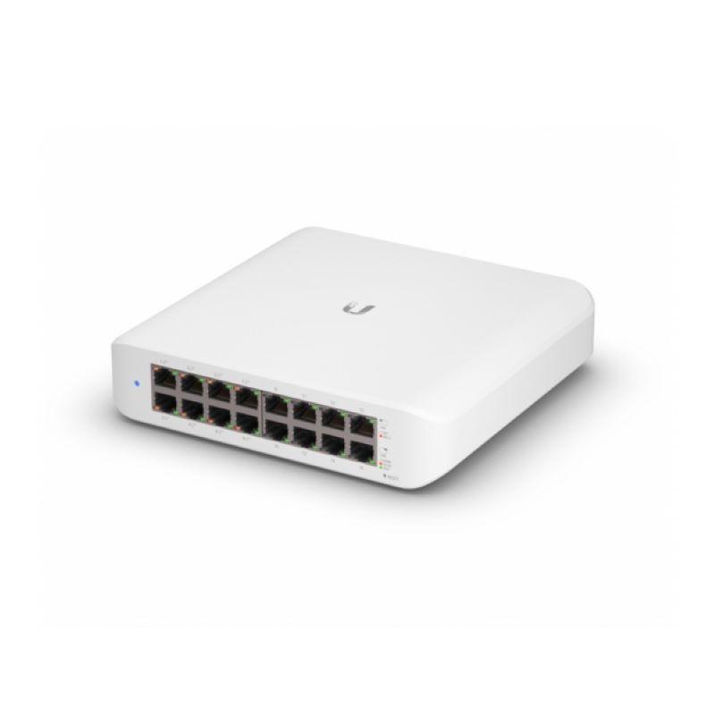 UBIQUITI SWITCH LITE ADM POE16P 10/100/1000(8PAF/AT)(USW-LITE-16-POE)