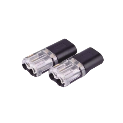 BOLSA CON 25 CONECTORES ENCHUFABLES PARA 2 CABLES DESDE CALIBRE 22 AL 18 AWG