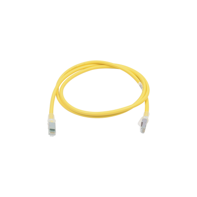 Patch Cord Z-MAX Cat6A UTP, CM, 5ft, Color Amarillo
