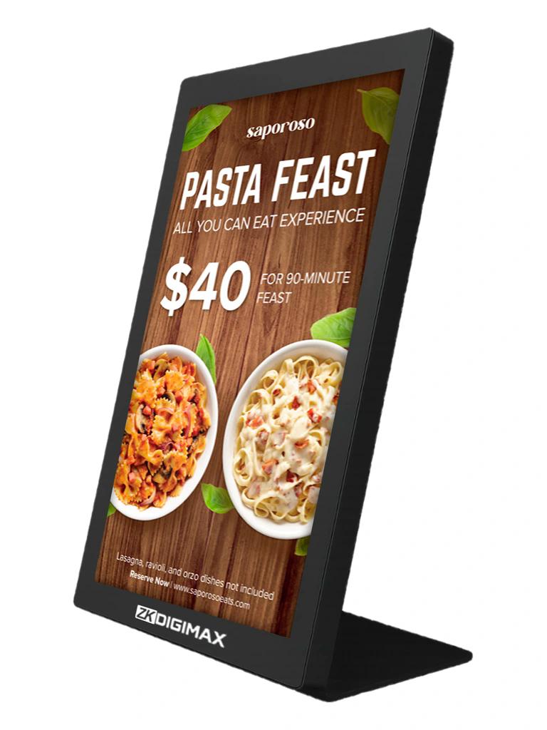 ZKTECO DG03A3W15 - Pantalla LED 15.6 Pulgadas para Publicidad Digital ,Resolución 1920 X 1080 pixeles , Android 11 , 500 Nits de Brillo , 50000 horas de vida - Imagen 5