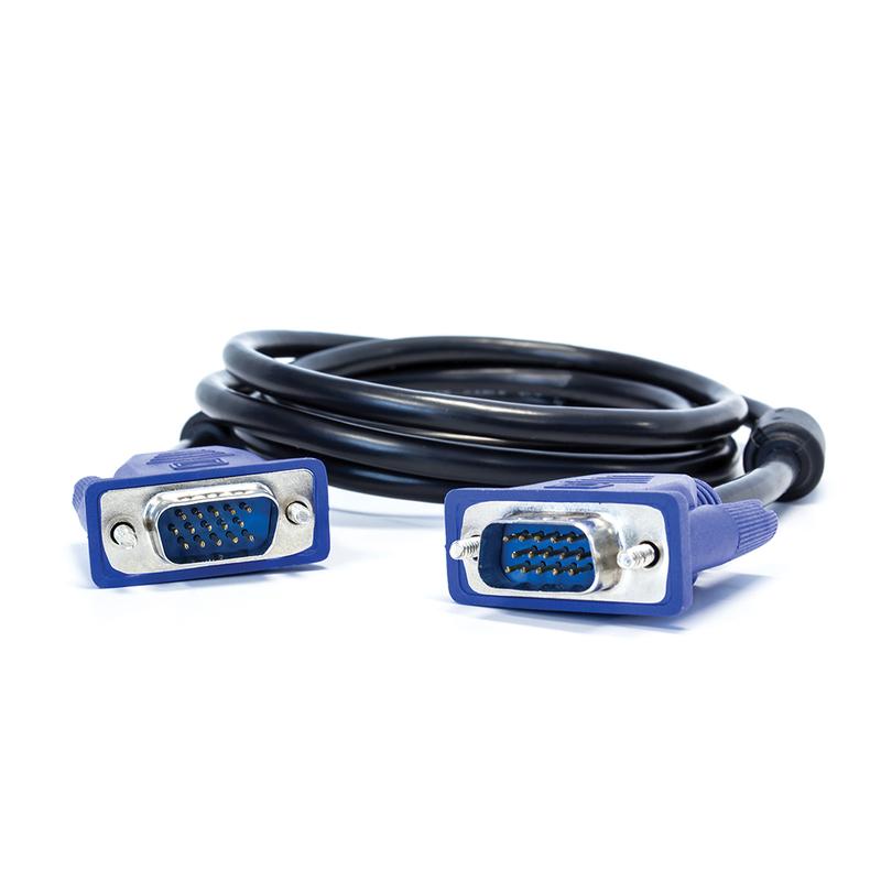 CABLE VORAGO VGA MACHO-MACHO 2 METROS NEGRO CAB-106