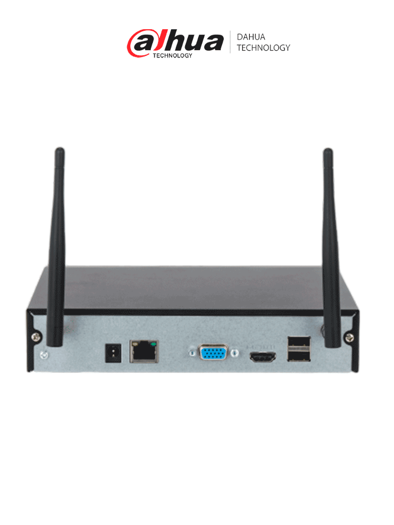DAHUA DHI-NVR2108HC-W- NVR WiFi de 4 Megapixeles/ 8 Canales IP/ SMD+/Protección Perimetral/ IA por cámara/ H.265/ Salidas HDMI &VGA/ 1 Bahía de Disco Duro/ 1 E&S de Audio/ Onvif/ - Imagen 2