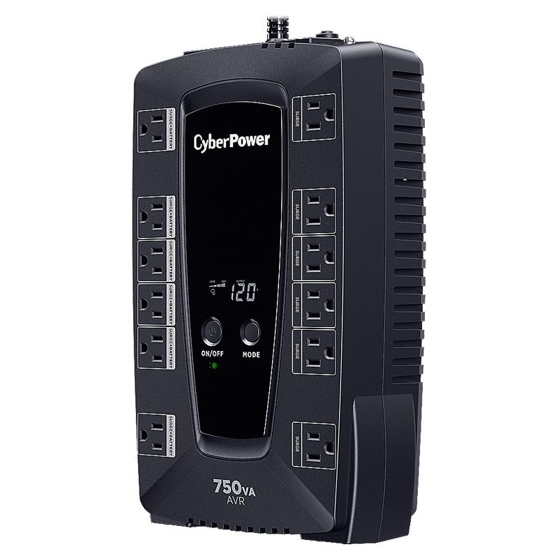 UPS/NO BREAK CYBERPOWER AVRG750LCD 750VA/450W LCD/AVR/12 CONT