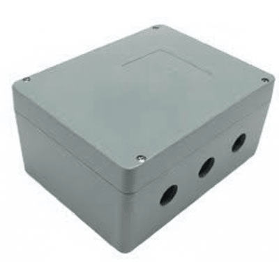 Caja de Unión de Aluminio con 3 salidas de 7/8" / 3 Orificios en la parte inferior.