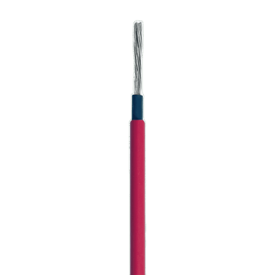 Cable Fotovoltaico Rojo/ Cobre Estañado / 4 mm² (12 AWG) / 2000V / Rollo de 100 m / / UL 4703 y TUV