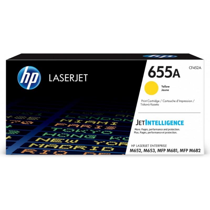 TONER HP 655A AMARILLO ORIGINAL, 12.500 PAGINAS (CF452A)