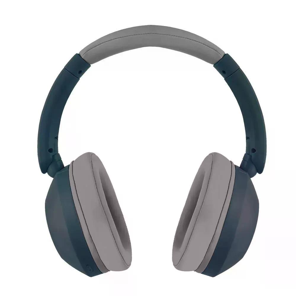 DIADEMA PERFECT CHOICE BLUETOOTH/ALAMBRICO 3.5MM USB C AZUL/BLANCO