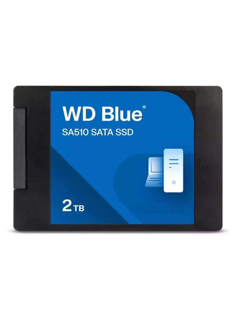 Western Digital WDS200T3B0A - Disco Duro Interno SSD 2 TB, SATA III, 6 GB/s, 2,5/7 mm, hasta 560 MB/s, Color Azul Blue