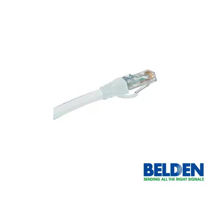 PATCH CORD UTP CAT6A BELDEN CA21109007 - 2, 1 M, RJ-45, MACHO, BLANCO
