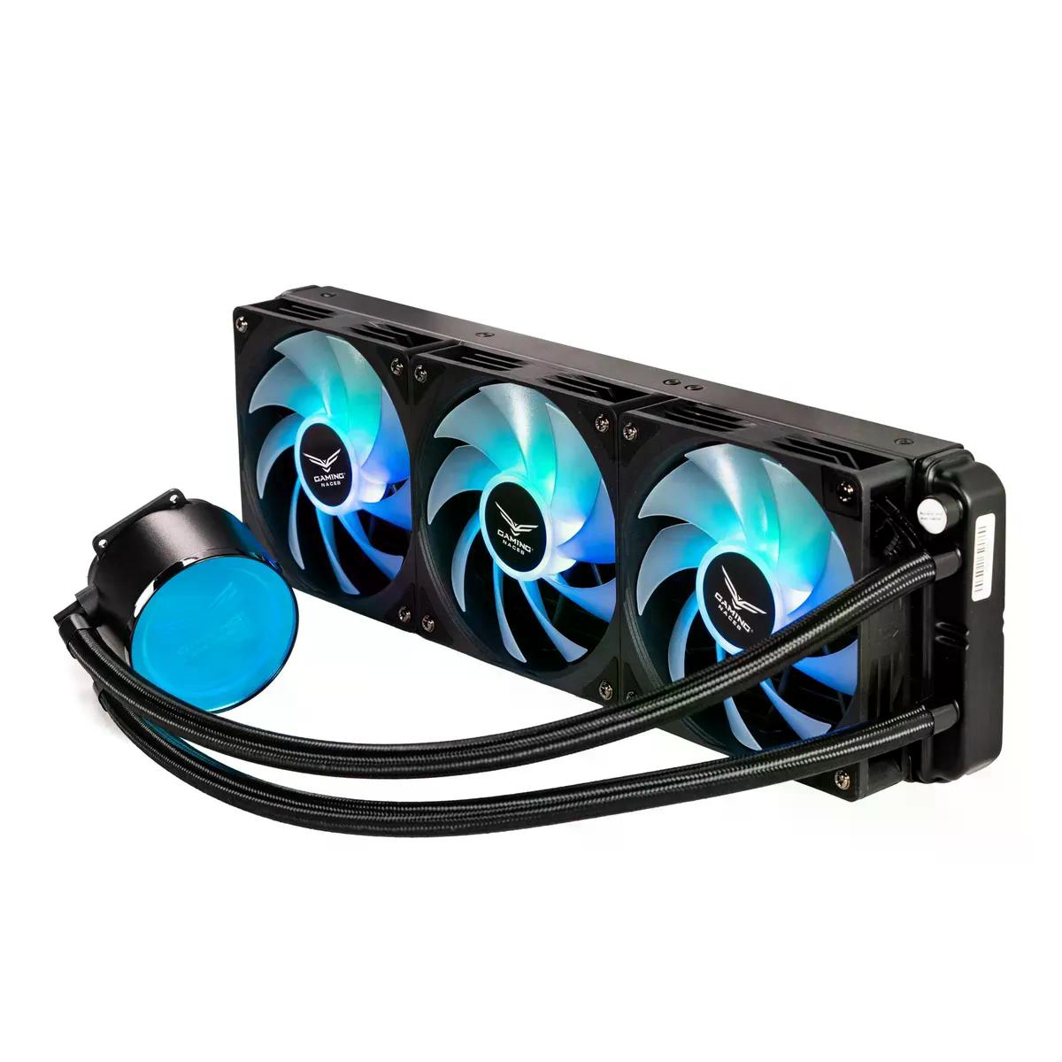 ENFRIAMIENTO LIQUIDO NACEB GAMING ARTICO 360 3X 120MM 360MM /1800RPM NEGRO