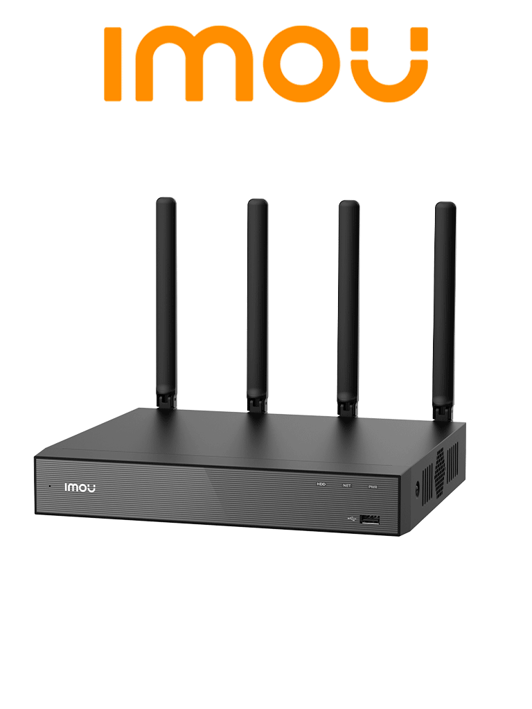NVR-N110W-8A0E 10 Channels Access | Built-in Mic & Speaker | Imou Cameras Auto-Pair | APP Control | Supports Dual-Band Wi-Fi 6 | HDD 16TB | 90 Mbps
