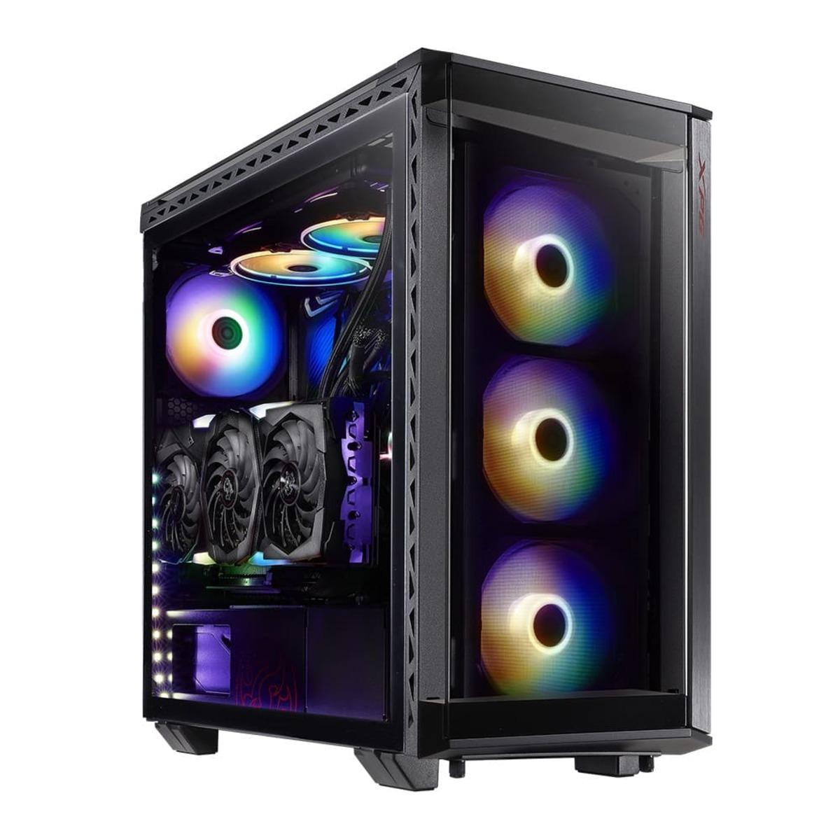 GABINETE XPG BATTLECRUISER MID-T BLACK 4 FAN (BATTLECRUISERIIST-BKCWW)