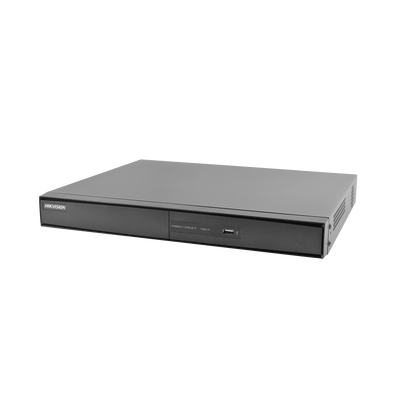 DVR/NVR 18 canales (16+2) / 16 Canales Turbo HD / 2 Canales IP de hasta 2 megapixeles / Hik-Connect P2P / Compresion de video avanzada / 1 canal audio / Video analisis