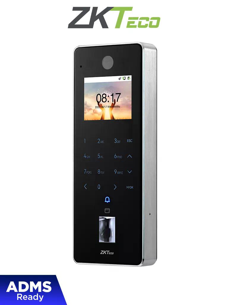 ZKTECO F35 - Control de Acceso o Asistencia con Huella Digital BioID+ (10,000), Tarjeta ID 125 kHz (10,000), Registro de 500,000 Eventos, Conexión Ethernet y WiFi