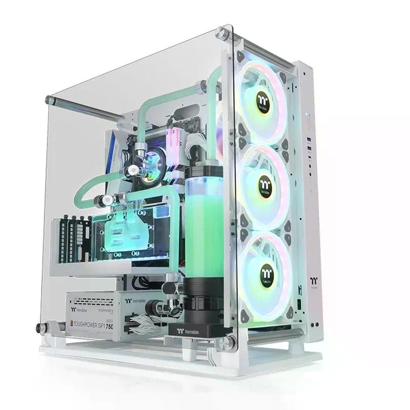 GABINETE THERMALTAKE CORE P3 TG PRO SNOW MIDI TOWER ATX EATX MICRO ATX MINI ITX BLANCO
