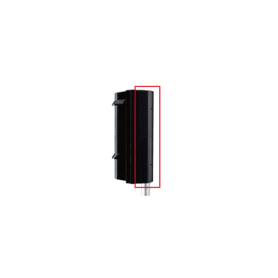 Cubierta trasera para barrera montada a poste para barreras fotoelectricas Serie SL Optex