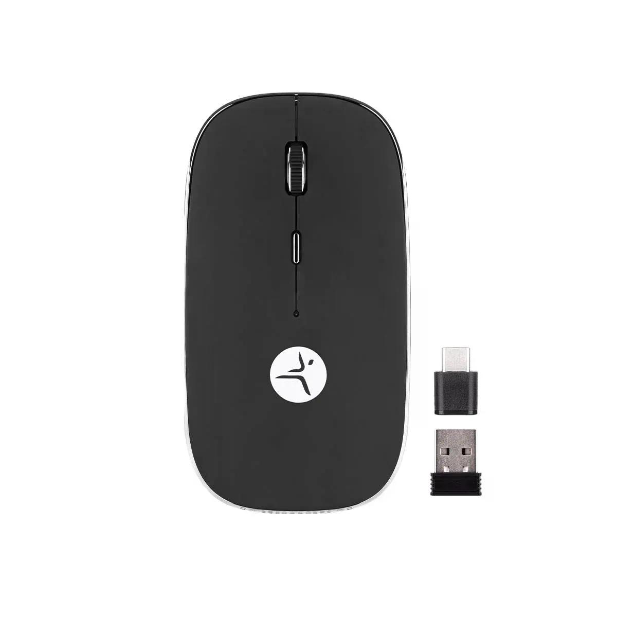 MOUSE TECHZONE TZACMOI30 INALAMBRICO OPTICO 1.600DPI RF NEGRO