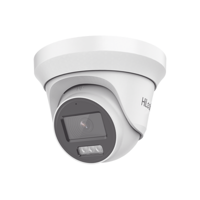 [Audio Bidireccional + Dual Light + ColorVu] Turret TURBOHD 3K / 5 Megapixel / Lente 2.8 mm / 40 mts IR EXIR + 40 mts Luz Blanca / Micrófono y Bocina Integrado / Exterior IP67 / dWD