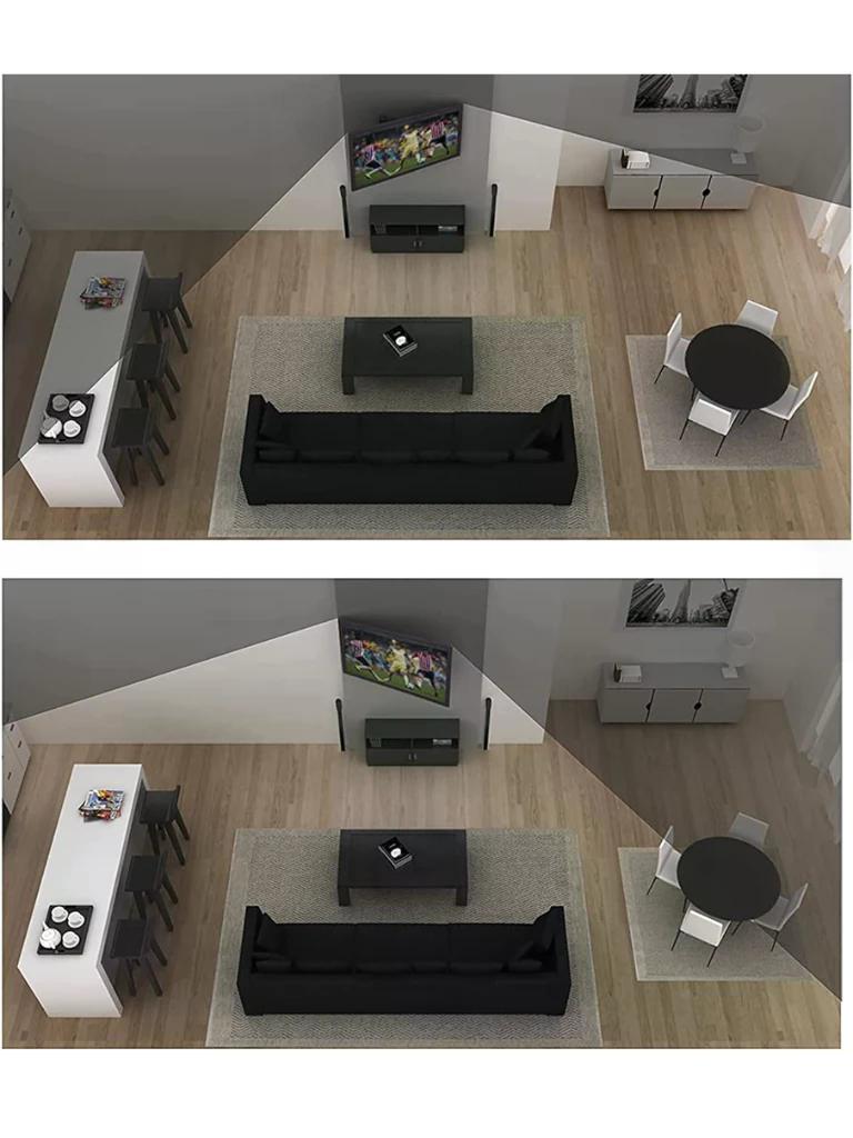 TCE LMEPB64EW - Soporte de Pared Articulado para Pantallas de 32 a 55" , Carga Máxima 50 Kg , VESA 600x400mm / 400X400mm / 400x200mm , Angulo de Inclinación - Imagen 4