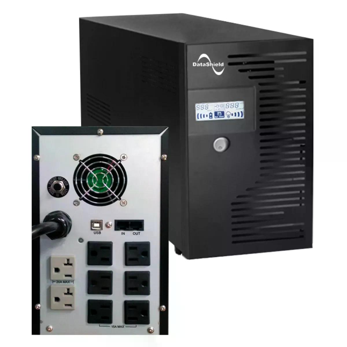 DATASHIELD NOBREAK KS-3000 PRO 3000 VA/1800 WATTS 8 CONTACTOS CLAVIJA