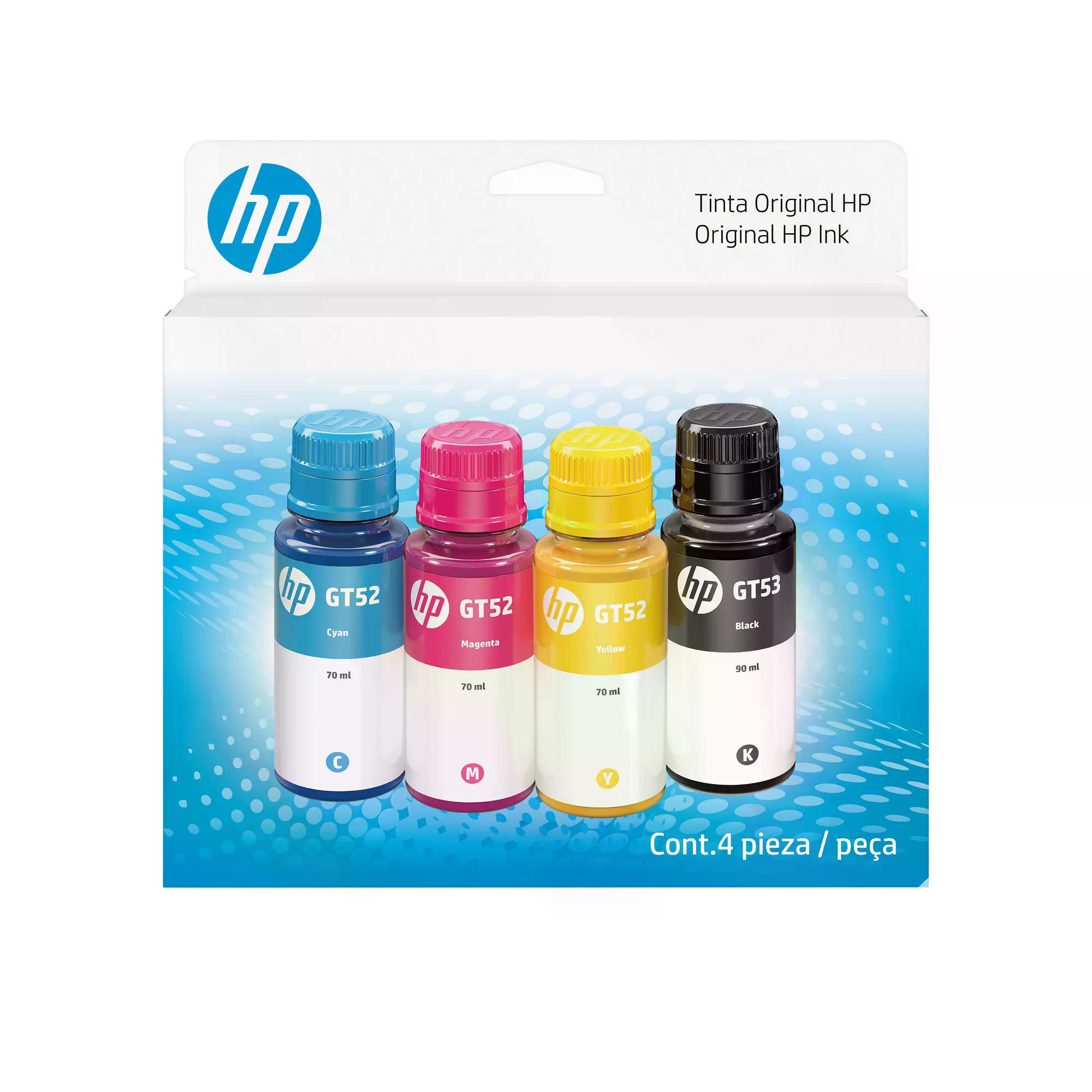 COMBO HP TINTA BOTE 4-PACK HP GT53/52 9F3N4AL