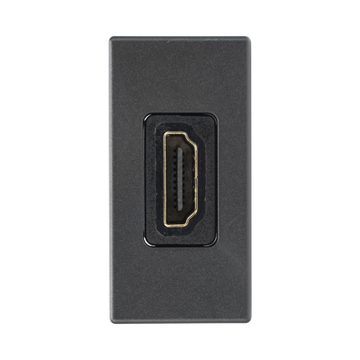 (K129B/14) HDMI Hembra Color Grafito