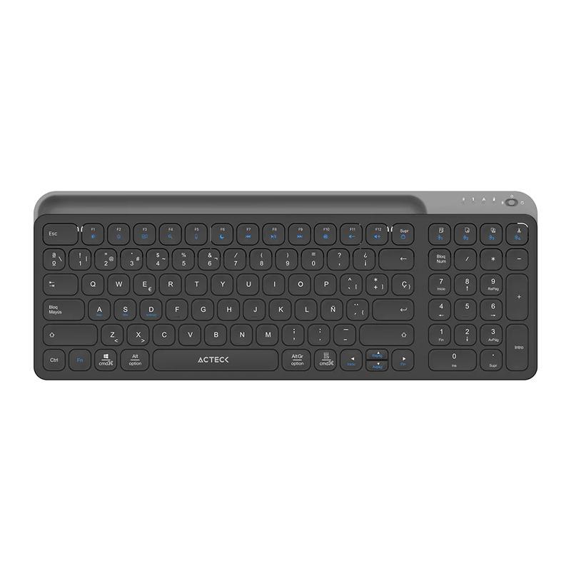 TECLADO MULTIDISP ACTECK INSPIRE TREKTI747 98% 2BT NGO/GRIS (AC-940108)