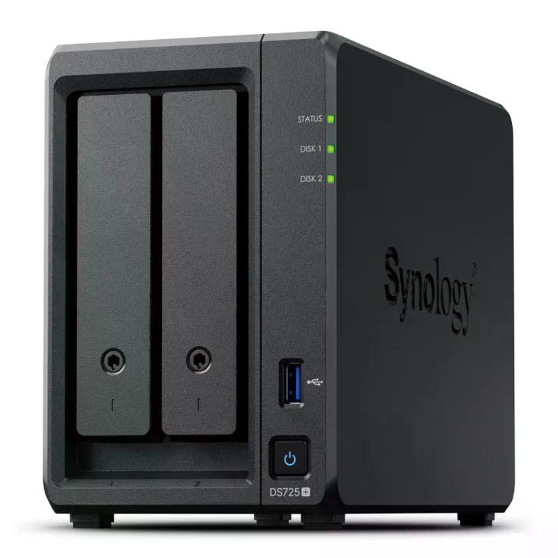 SERVIDOR NAS MARCA SYNOLOGY MODELO DS725+ 2 BAHIAS DISKSTATION -