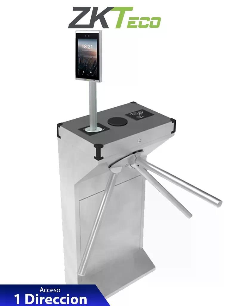 ZKTECO - Kit de torniquete TS1000D con control de acceso FaceDepot7BL