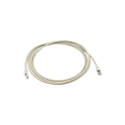 Patch Cord Z-MAX Cat6A S/FTP, CM/LS0H, 10ft, Color Gris, Versión Bulk (Sin Empaque Individual)