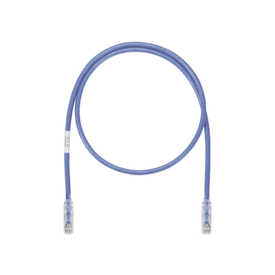 Cable de Parcheo UTP, Cat6A, 24 AWG, CM, Color Azul, 15.24 Metros (50 Pies)