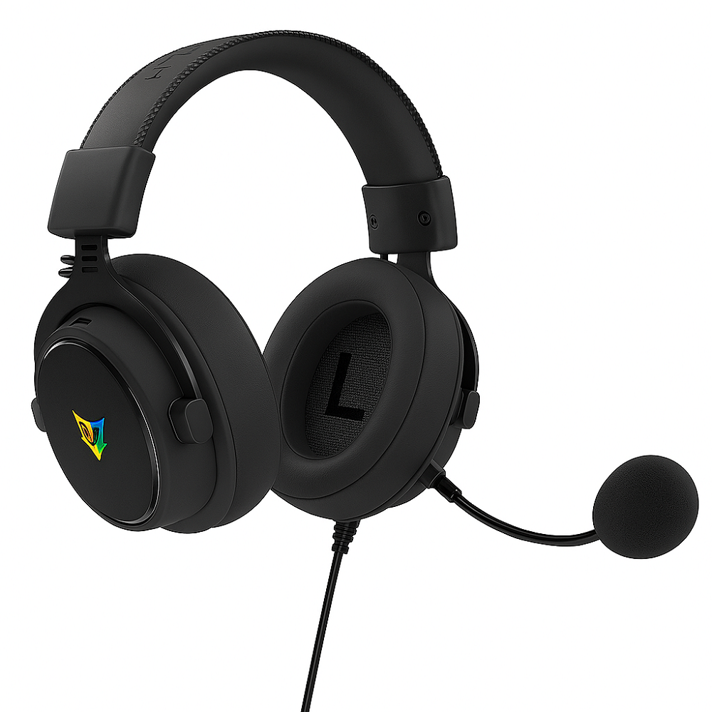 DIADEMA GAMER BALAM RUSH AVIATOR EXPERT HA777  ALAMBRICO 3.5MM NEGRO