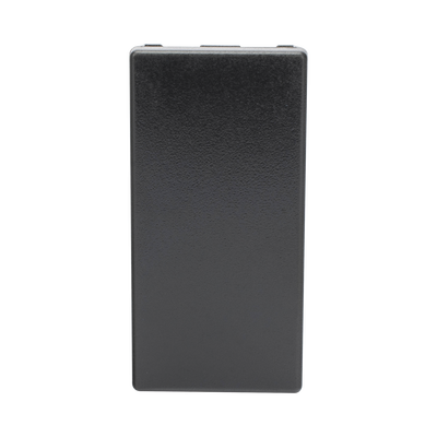 Medio Módulo de Placa Ciega Color Grafito / (K105/14)