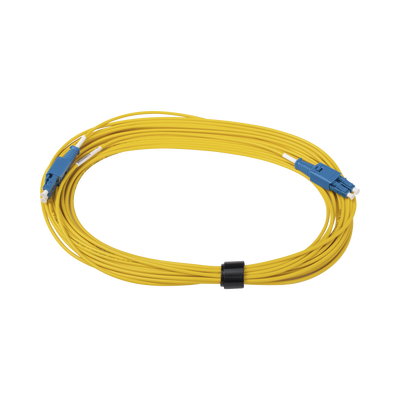 Jumper de Fibra Óptica BladePatch Monomodo OS1/2, XGLO, Riser, LC/UPC-LC/UPC Duplex, OFNR, Color Amarillo, 10 Metros