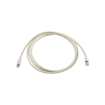 Patch Cord Z-MAX Cat6A S/FTP, CM/LS0H, 1.52 Metros (5 Pies), Color Gris, Versión Bulk (Sin Empaque Individual)