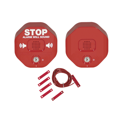 Alarma Multifunción Exit Stopper® Con Bocina Remota, Para Puertas Dobles, Solo Interiores