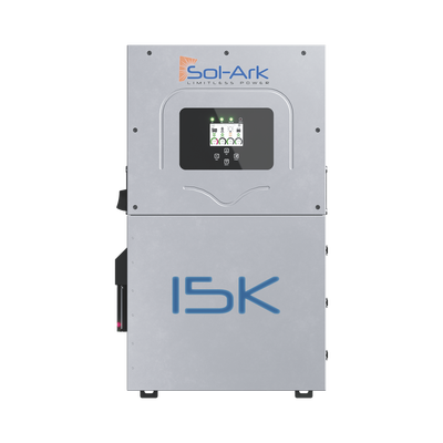 Inversor Hibrido SOL-ARK, 15 Kw, 220 Vcc, Fase Dividida,  WIFI incluido, IP65, Entrada de Baterías a 48 Vcc