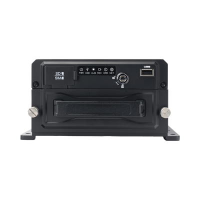 DVR Móvil / Multiplataforma / 4 Canales AHD 2 Megapixel + 4 canales IP / Almacenamiento en HDD / H.265 / Soporta 4G / WiFi / GPS