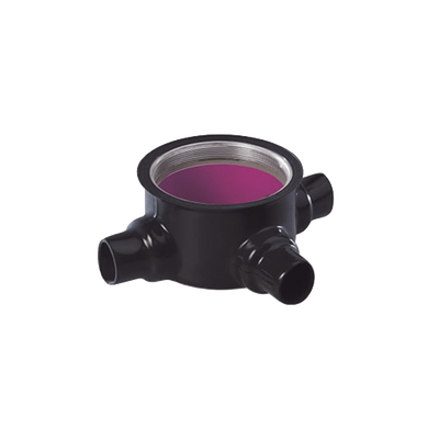 Caja para Áreas Peligrosas con Tapa Tipo GRT de 2" (51 mm) con Recubrimiento de PVC e  Interior de Uretano.