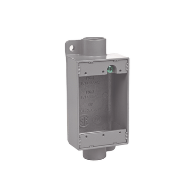 Caja Rectangular Tipo FSC de Aluminio libre de Cobre de  1/2".