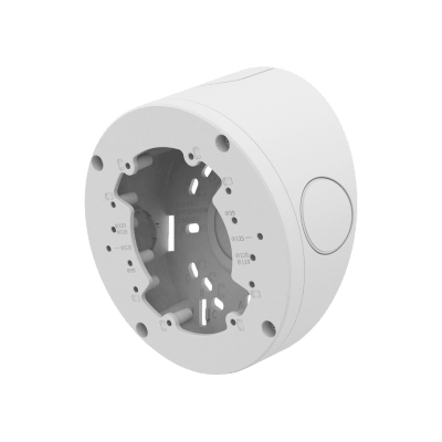 Caja de conexiones con inclinacion / Aluminio / Diámetro Ø143.8 x 81.1 mm / Blanco / Compatibilidad Múltiple / Peso 450g
