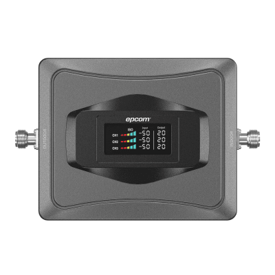 Amplificador de Señal Celular 4G / Mejora las llamadas convencionales y VoLTE / Soporta los datos de las tecnologías 2G, 3G y 4G de TELCEL, AT&T y MOVISTAR / Cubre hasta 1000 m2.